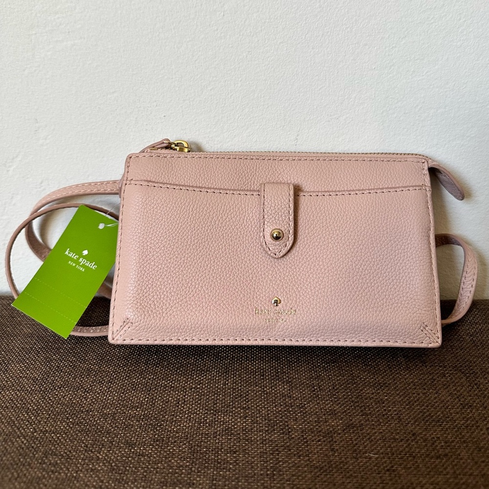 Kate Spade New York Larchmont Avenue Alegra Phone Crossbody (Tutu Pink)